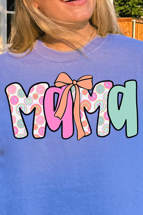 All Smiles Mama Comfort Colors Adult Ring-Spun Cotton Tee
