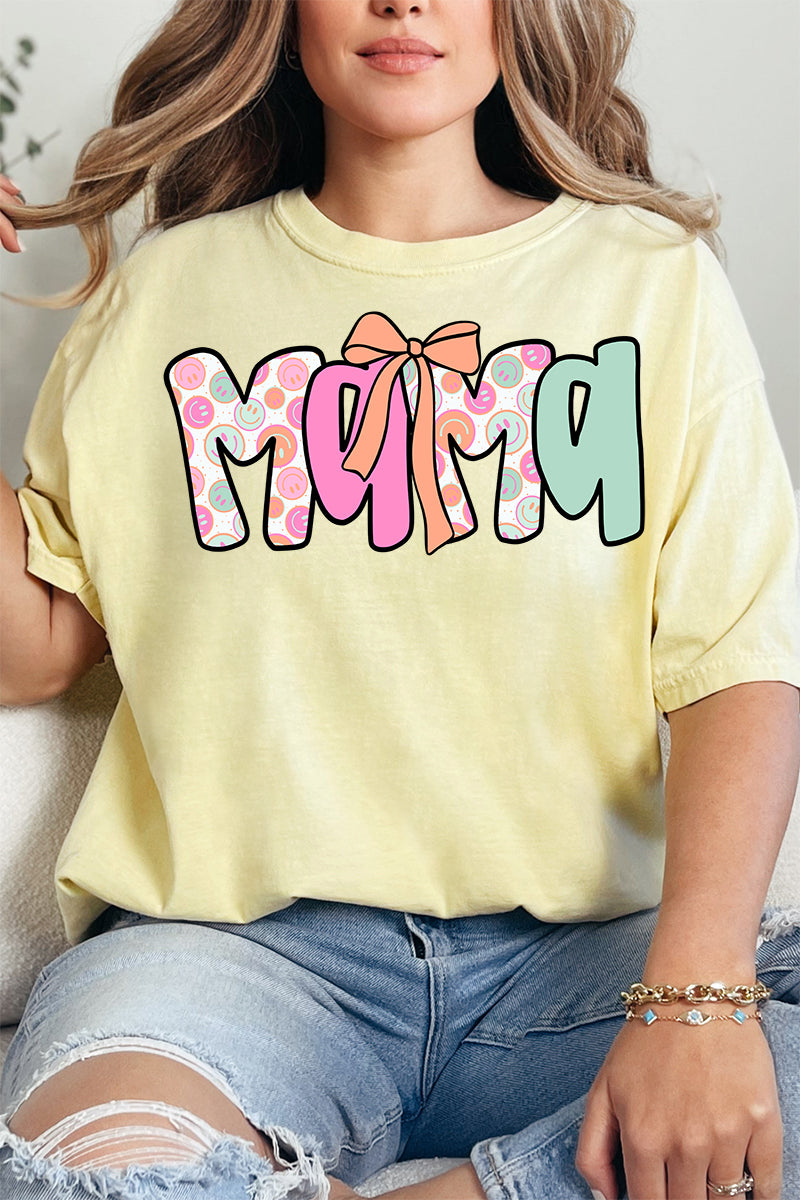 All Smiles Mama Comfort Colors Adult Ring-Spun Cotton Tee