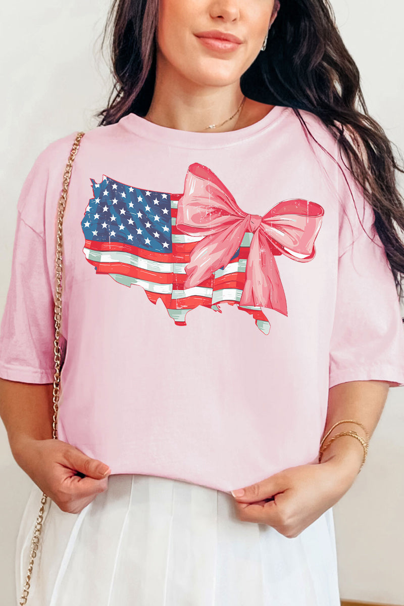 Bow-Tied America Comfort Colors Adult Ring-Spun Cotton Tee