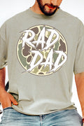Camo Rad Dad Comfort Colors Adult Ring-Spun Cotton Tee