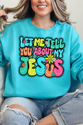 Bubble Tell You About My Jesus Unisex NuBlend Crew product image 1