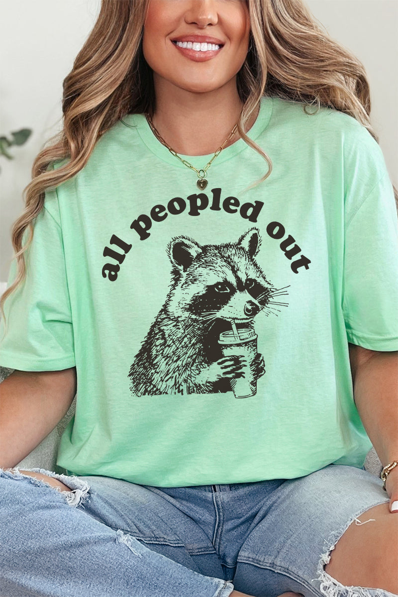 All Peopled Out Softstyle Adult T-Shirt product image 1