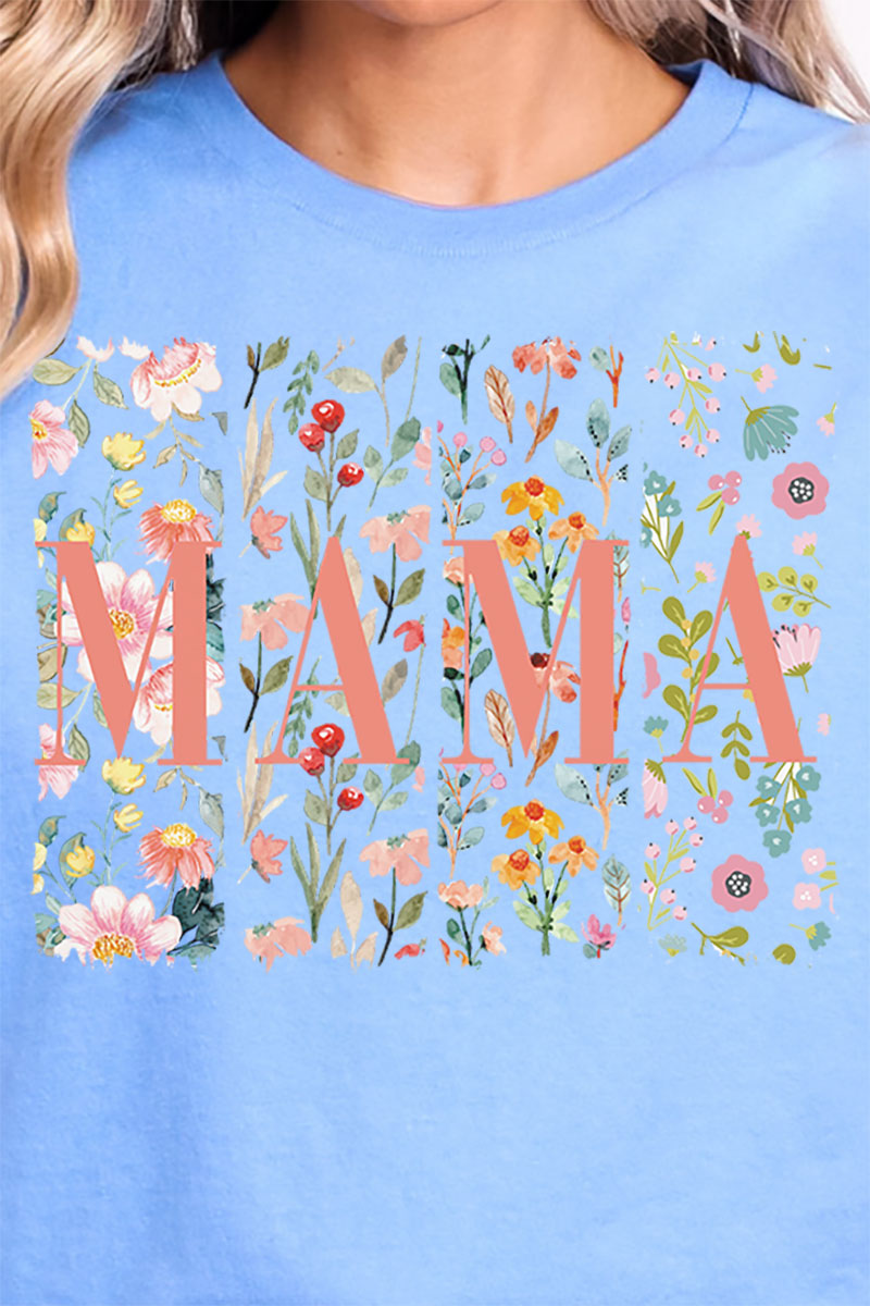 Blooming Boho Mama Softstyle Adult T-Shirt product image 2
