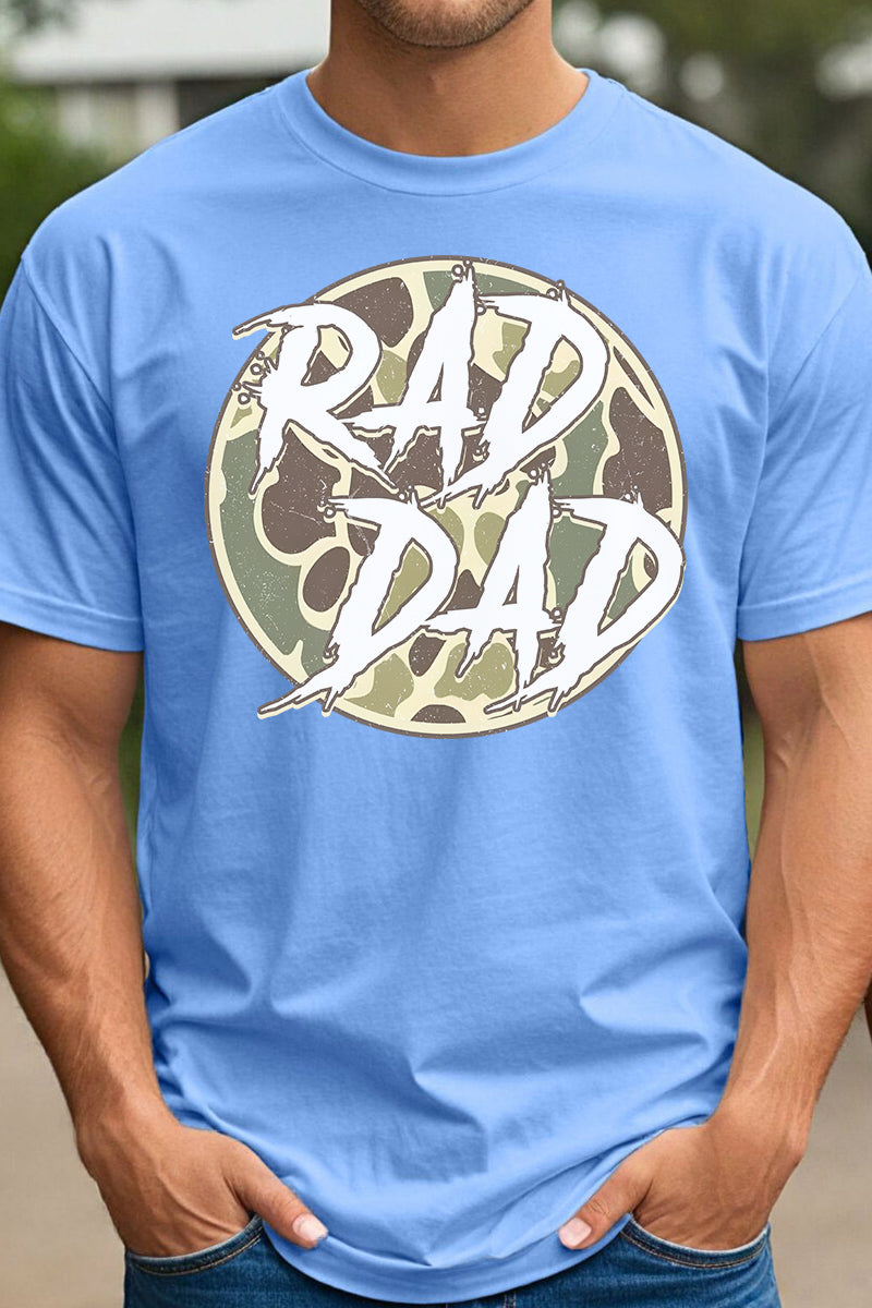 Camo Rad Dad Softstyle Adult T-Shirt product image 1