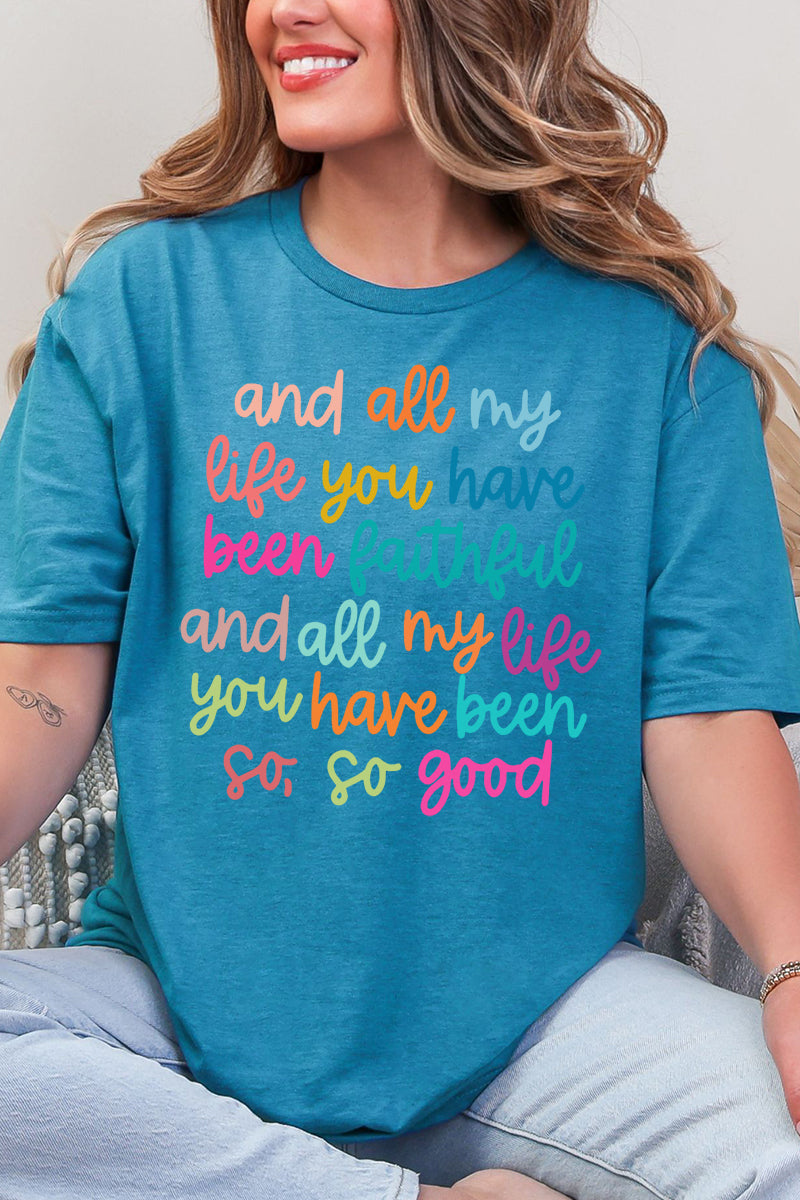 Colorful Always Faithful Softstyle Adult T-Shirt product image 1