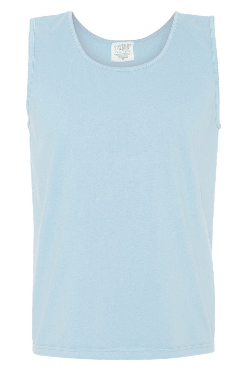 Distressed Boat Babe Comfort Colors Cotton Tank Top