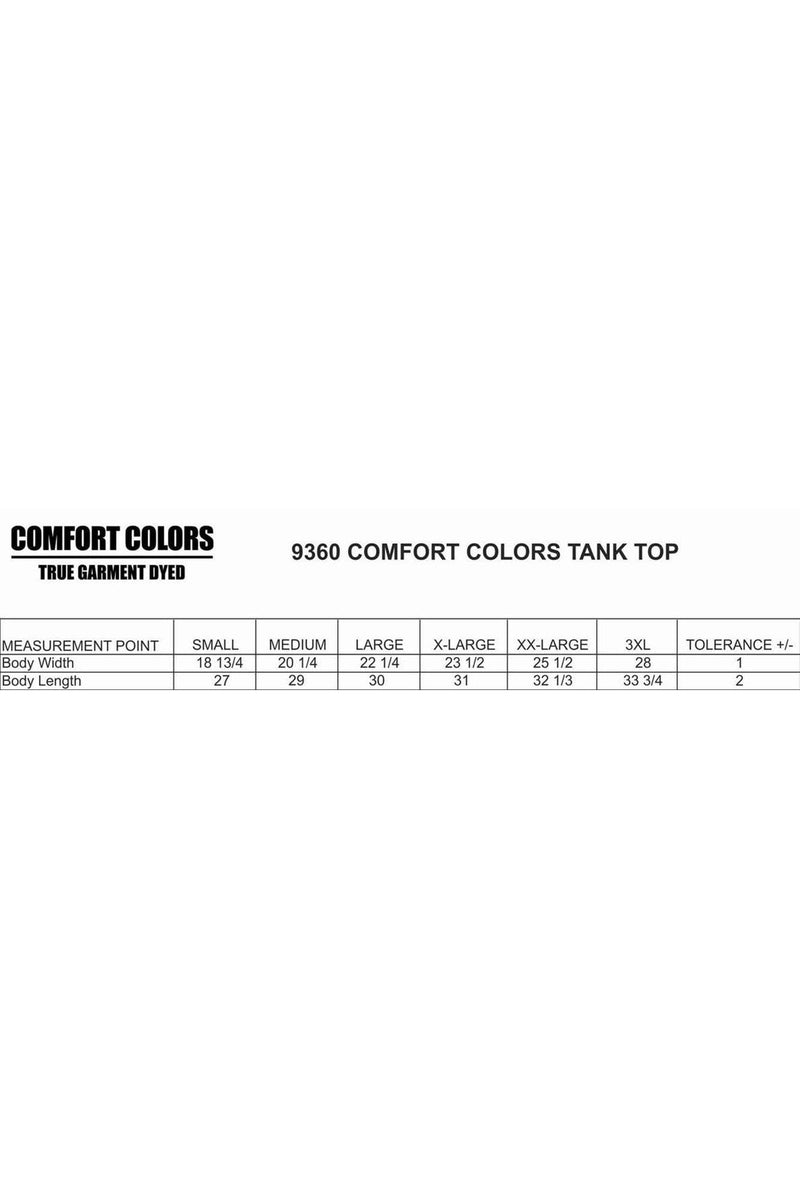 Distressed Boat Babe Comfort Colors Cotton Tank Top