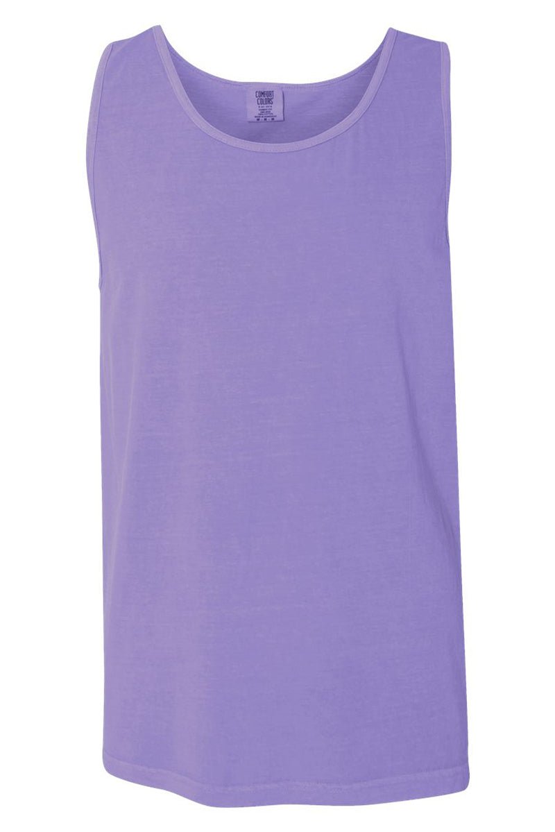 Distressed Boat Babe Comfort Colors Cotton Tank Top