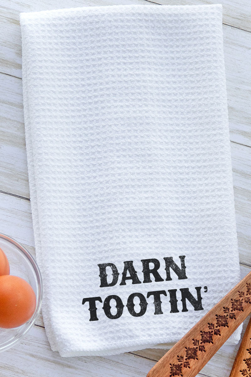 Darn Tootin' Waffle Kitchen Towel